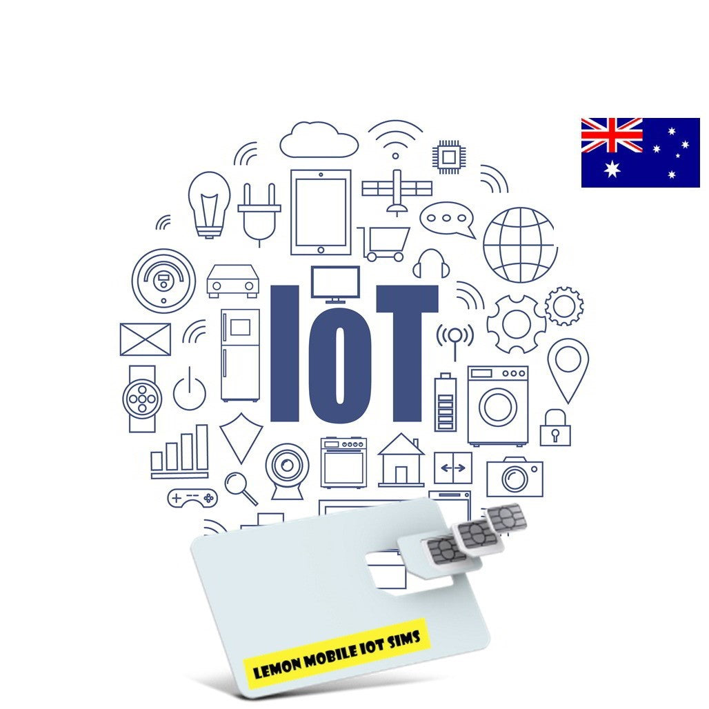 Australia Prepaid IoT M2M SIM Cards with Up to 36 Months of Multiple Data Plans