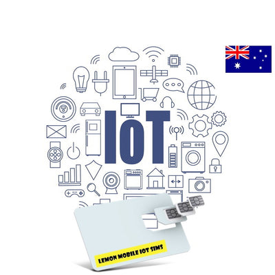 Australia Prepaid IoT M2M SIM Cards with Up to 36 Months of Multiple Data Plans